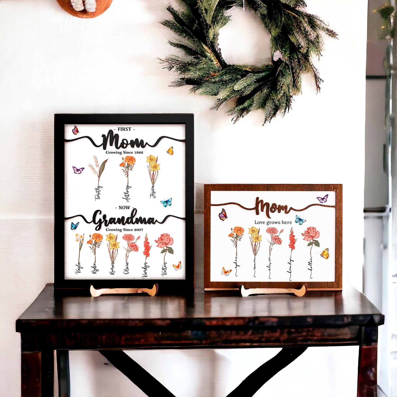 Birth Flower Name Sign