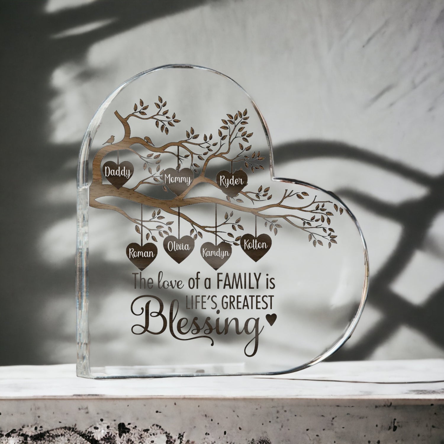 Heart Shaped Family Tree
