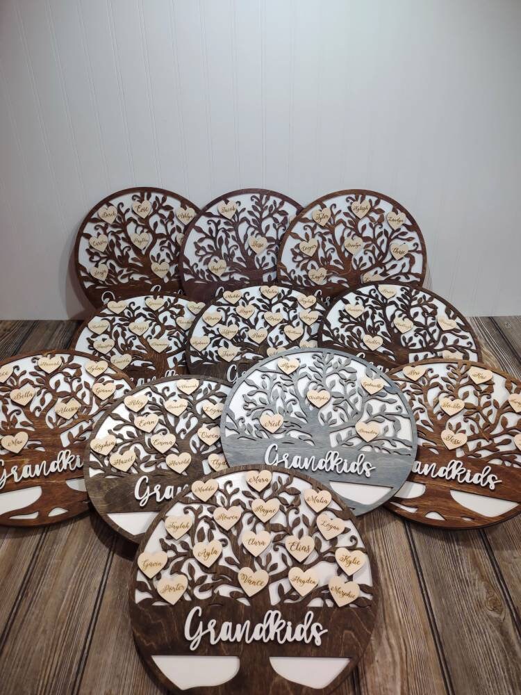 Round Family Tree Sign