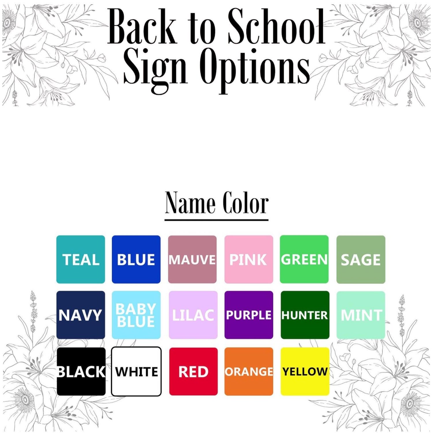 Personalized First Day of School Name Sign, Retro Flower, Daisy Back to School milestone board, Gift for Kid, photo prop kindergarten, Pre-K