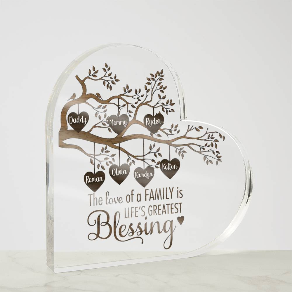 Heart Shaped Family Tree